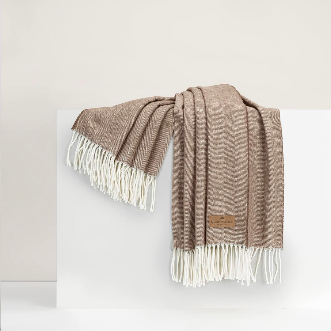 Lands Downunder Italian Herringbone Throw