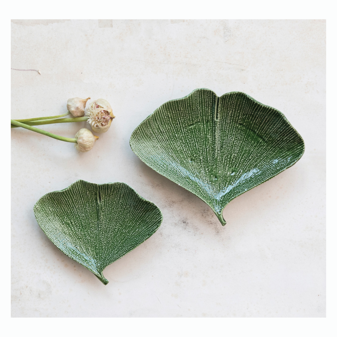 Gingko Leaf Plates