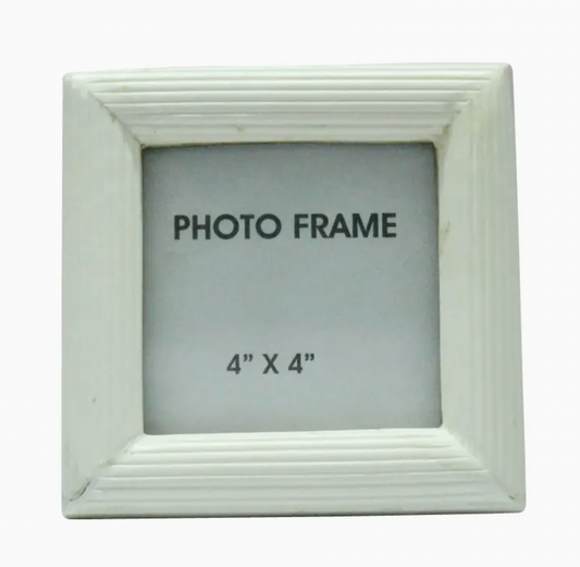 4X4" White Ridge Frame