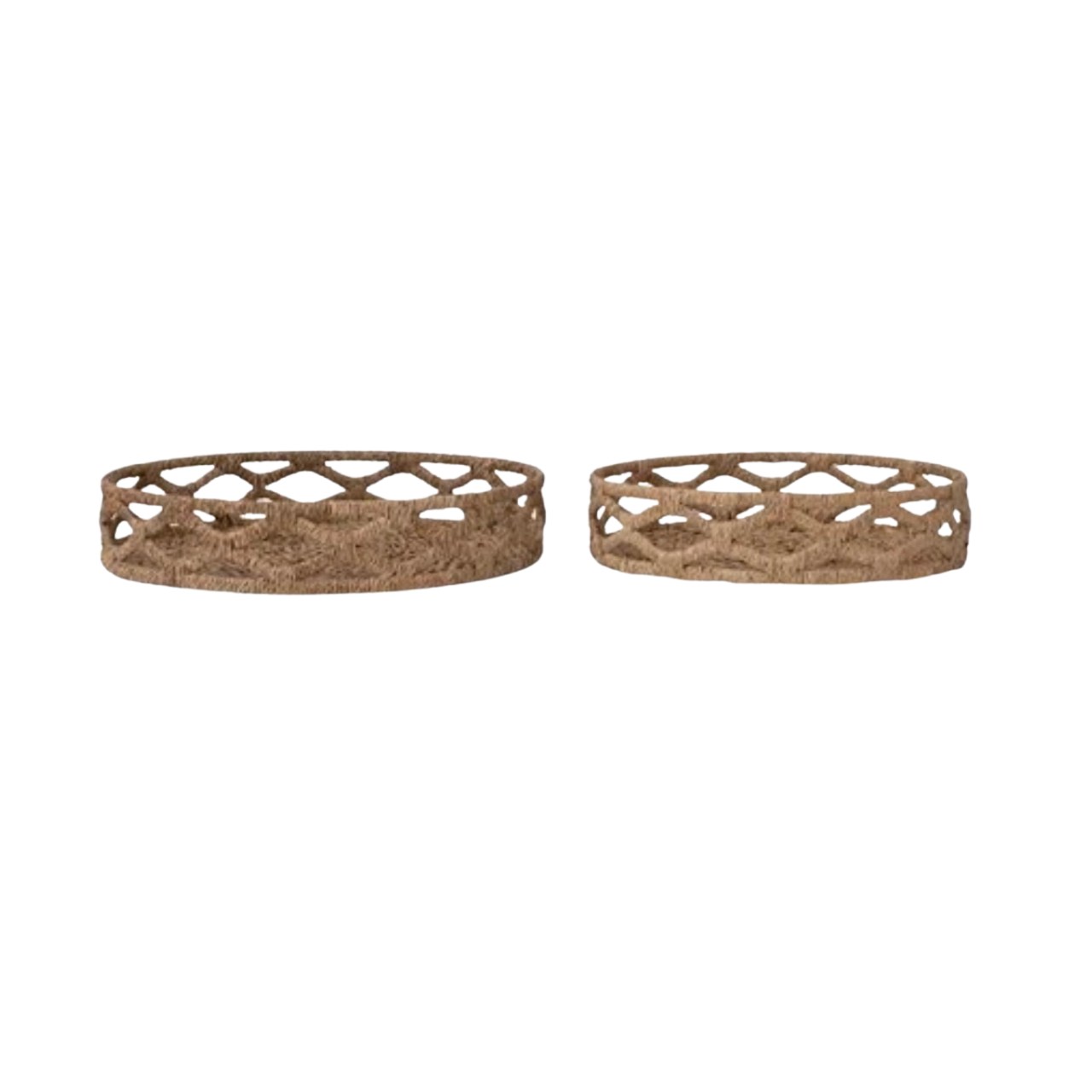 Round Woven Trays