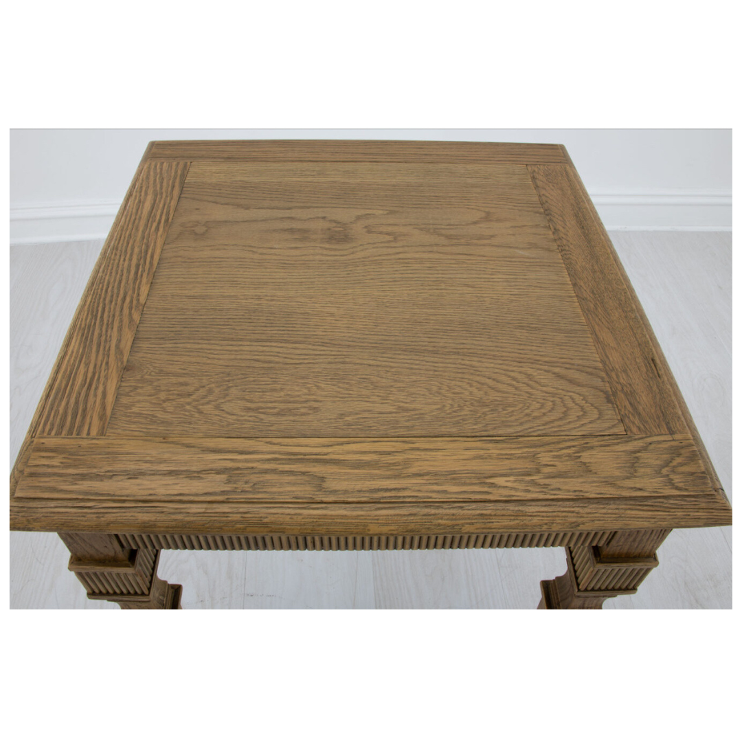 Raw Oak Side Table
