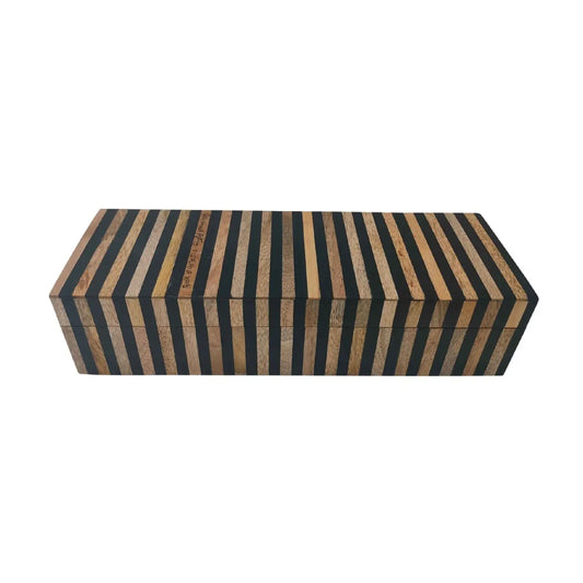 Wood & Black Resin Box 2