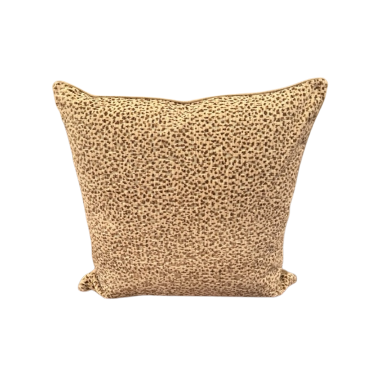 Beige Velvet Dot Pillow